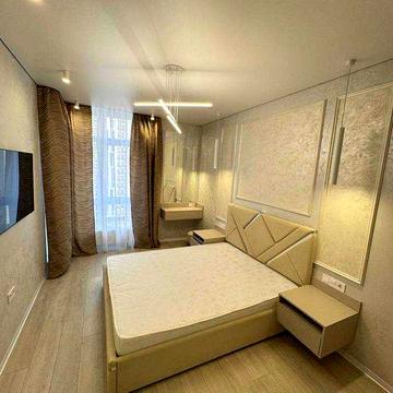 Новая 1-к 42,5 м²  ЖК 63 Жемчужина на Краснова, вид на Ипподром и двор ЖК 63 Жемчужина