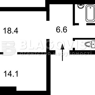Продаж 2-к квартири 53 м.кв., високі стелі. Чикаленка (Пушкінська), 39