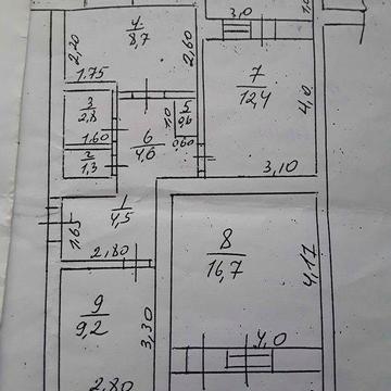 3х кiмнатна квартира ЖК Осбб