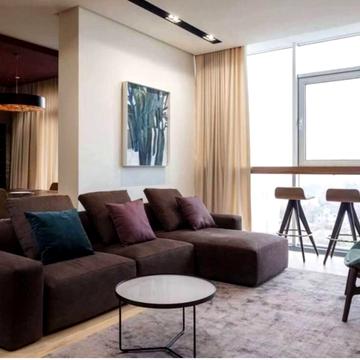 3-кімнатна квартира в 9 Перлине на Французькому бульварі з прямим видом моря