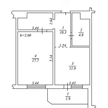 1к.47 м2 метро Чернігівська.вул.Інженера Бородіна 6А.Є відновлення.