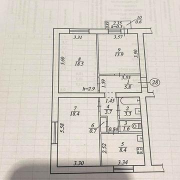 Продам 3-комн.кв. Ивана Мазепы, Караваева, 30.
