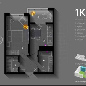1 кімнатна skygarden скайгарден благо ЖК Sky Garden