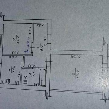 Продам 2-кімнатну квартиру в центрі м.Фастів, Київської обл