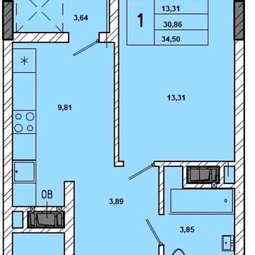 Продаж 1к Квартира Миколайчука вулиця