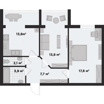 Двокімнатна квартира 60м2 Буча! Ціна під ключ