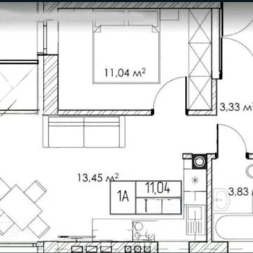 Продаж 1-кімнатної квартири ЖК “Гармонія” ЖК Гармонія