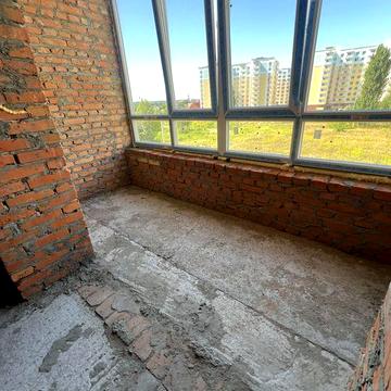 1к квартира з великою кухнею студією, газове опалення. Мінімальне оф.