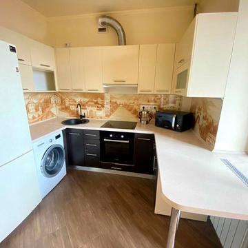 Новострой S=47м2. Капремонт. Мебель и техника