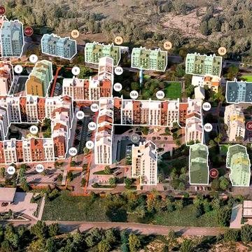 Двухуровневая квартира с террасой, 82,3 м² ЖК Белый Шоколад Е-Оселя ЖК «Білий Шоколад Center»