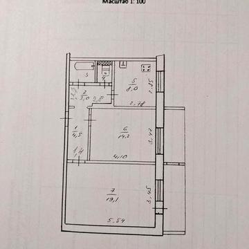 Продам 2 комнатную квартиру, левый берег 11 микр.