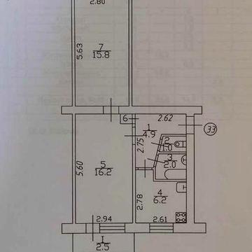Продаётся 2-комнатная квартира