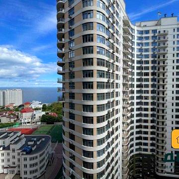 1-комнатная квартира без ремонта Каманина, Аркадия, 16 эт, вид на море ЖК 32 Жемчужина