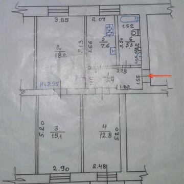 Продам 3- комн.квартиру, метро Научная
