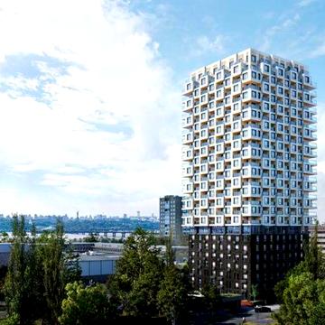 2-кімнатна квартира 70 м² з Видом на Дніпро ЖК Kub 29