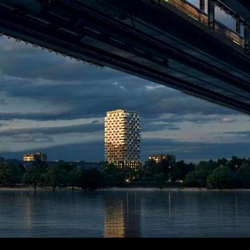 Видова 2-кімнатна квартира  73,3 м² з Видом на Дніпро