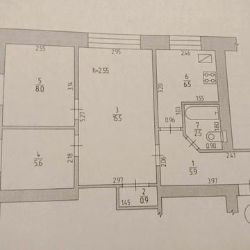продам 3-х кімнатну квартиру в м.Заводське  Полтавськоі обл.