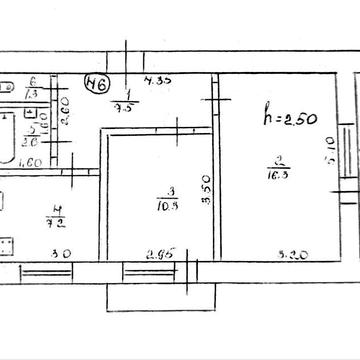 Продам двокімнатну квартиру 55м2 смт.Васильківка