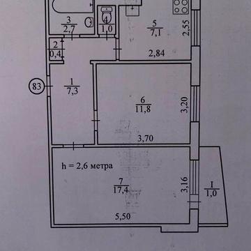 Продам 2- кімнатну квартиру Довгинцівський р-н