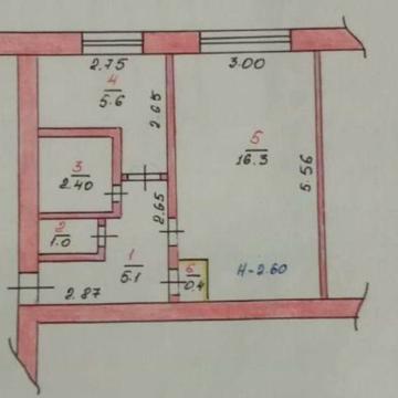 Однокімнатна квартира, продам