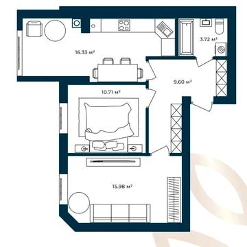 Двокімнатна квартира в розтермінування ! МАКСИМАЛЬНЕ НАПОВНЕННЯ
