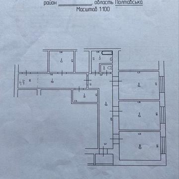 Продам 3-х кімнатну квартиру у м. Лубни