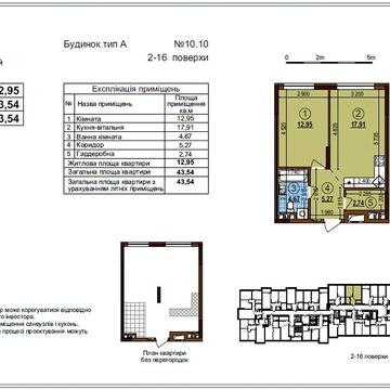 Продам 1-кім. кв. без% в ЖК Варшавський 3 Будинок 10.10 ЖК Варшавський 3