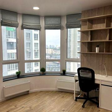 2-к Метро Лівобережна, ЖК Каховська, новий ремонт