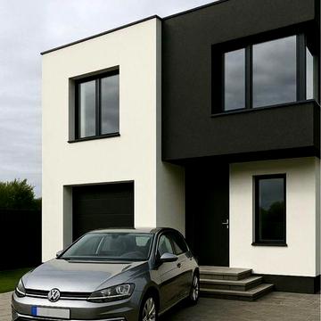 Окремостоячий сучасний будинок