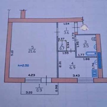 Продам 1-комнатную квартиру. Газовое отопление. Чешка, дом № 13.