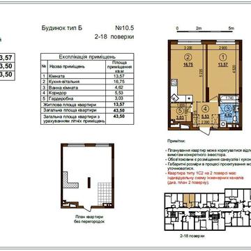 Продам 1-кімнатну кв. Без % в ЖК Варшавський 3. Будинок 10.5 ЖК Варшавський 3