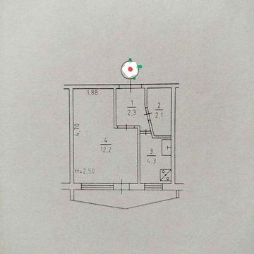 Продам 1- к. квартиру вул. Вадима Гетьмана 24/9