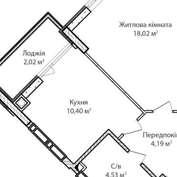 Продаж 1к Квартира Ольги Кобилянської (Достоєвського) вулиця