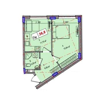Продам Квартиру 36,8 м2 в Бортничах за 20 543 дол. США ЖК Джерело Парк