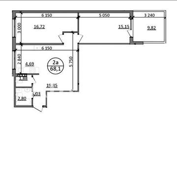 Затишна двокімнатна квартира в тихому місці у ParkSide ЖК Парксайд