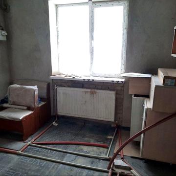Квартира в зданому будинку з газом.