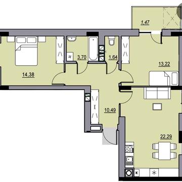 Продаж 2-кімнатної квартири у ЖК My Home ЖК My Home
