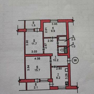 Квартира 3кк Матвіївка під ремонт