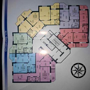 Центр , р-н Драмтеатра, продажа,  1 комнатная 48м2,  7/17 к ЖК Смелянская 52,54,56