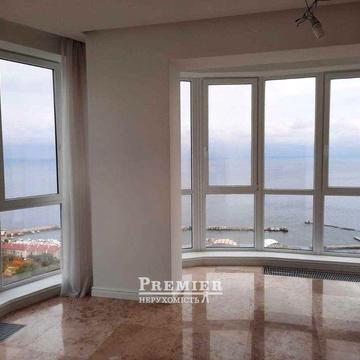 3-кімнатна квартира. Ремонт. Прямий вид на море. Елітний будинок.
