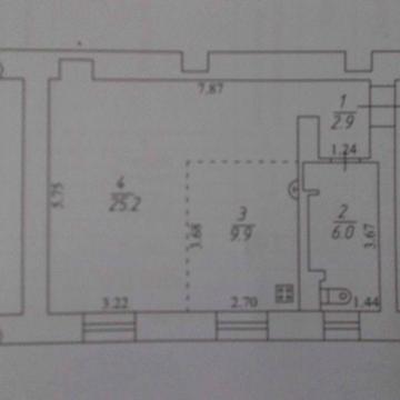 Продам 1-но кімн кв-ру 44\25\9 м2 пр-т Миру 157  м Чернігів