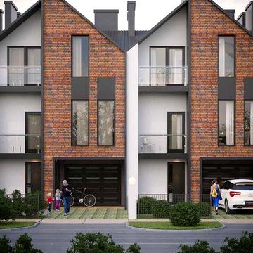 Таунхаус з гаражем, 3 поверхи, 145м.кв.