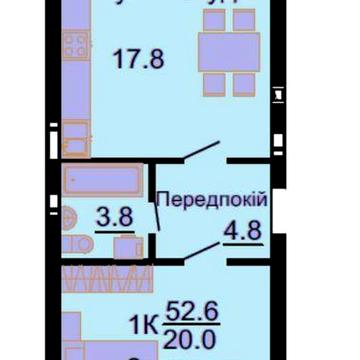 1К квартира 56 м в давно заселеному будинку ЖК Львівський Маєток. Без%