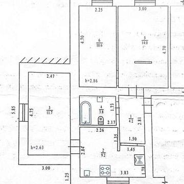 Продаж 3к Квартира Госпітальний провулок