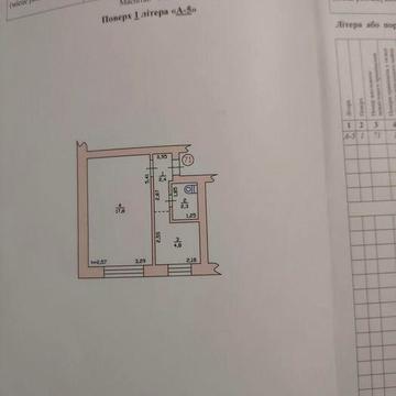 Продам однокімнатну квартиру в центрі.