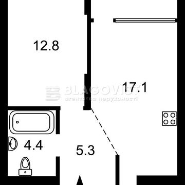Продаж 1к кв Варшавський 3  буд 10.5 ЖК Варшавський Плюс