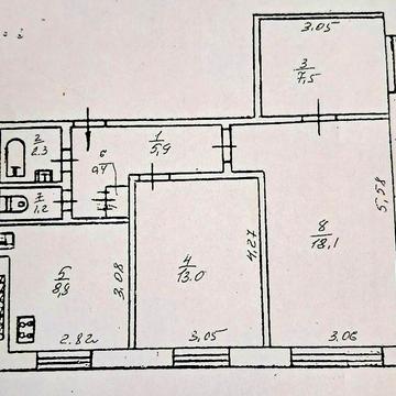Продам 3х комн квартиру у. Космонавтов Исполком Вечерний Саксаганский!