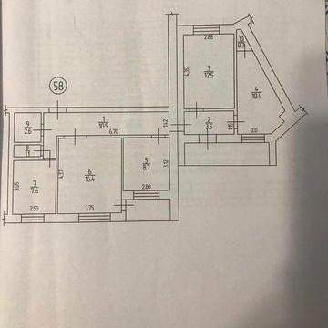 Продам, 4-х кімнатну квартиру