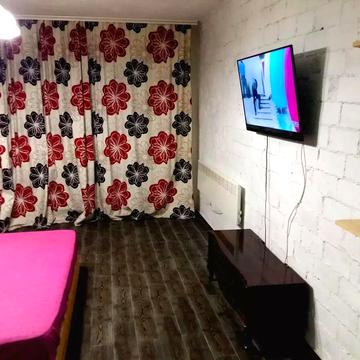 Фасадна квартира розташована в цегляному будинку на жвавому перехресті вулиць Ільфа та Петрова та Ак. Вільямса