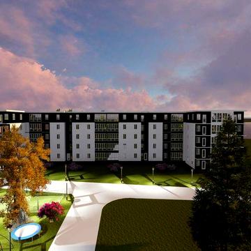 Квартира 2-кімнатна 4 поверх 54 м2. Розтермінування ЖК Континент